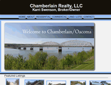 Tablet Screenshot of chamberlainsdrealty.com